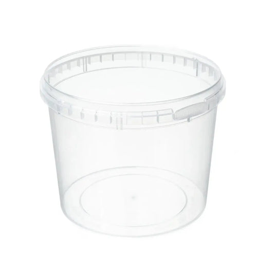 800 ML Plastic Clear Tamper Evident Tub Invopak