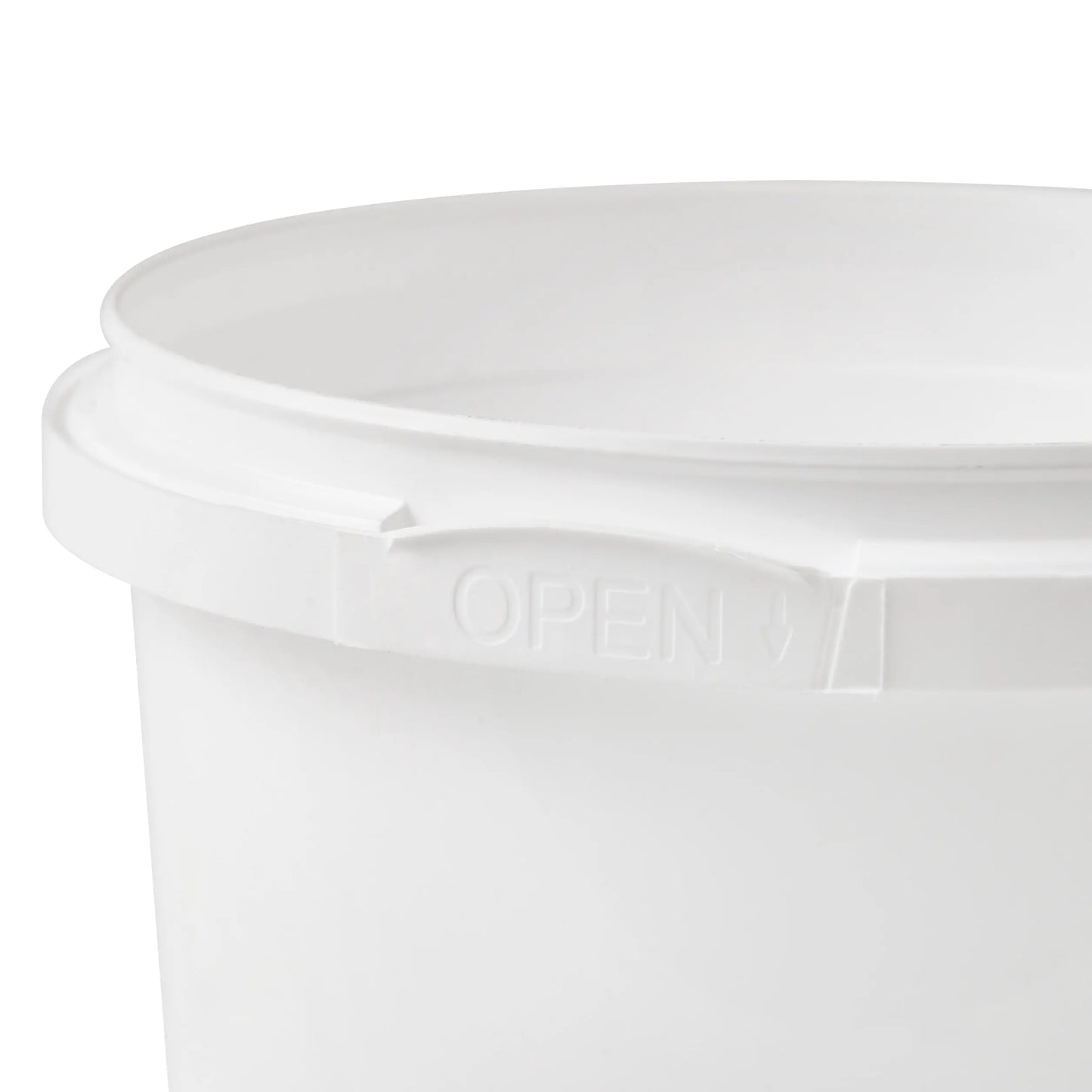 240ml White Plastic Tamper Evident Tub Invopak