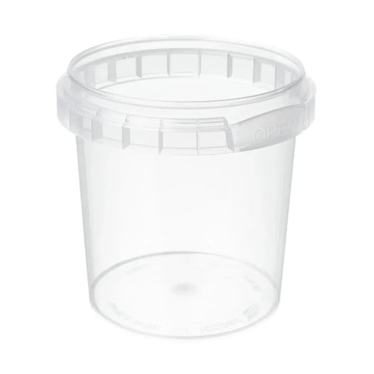 155 ML Plastic Clear Tamper Evident Tub Invopak