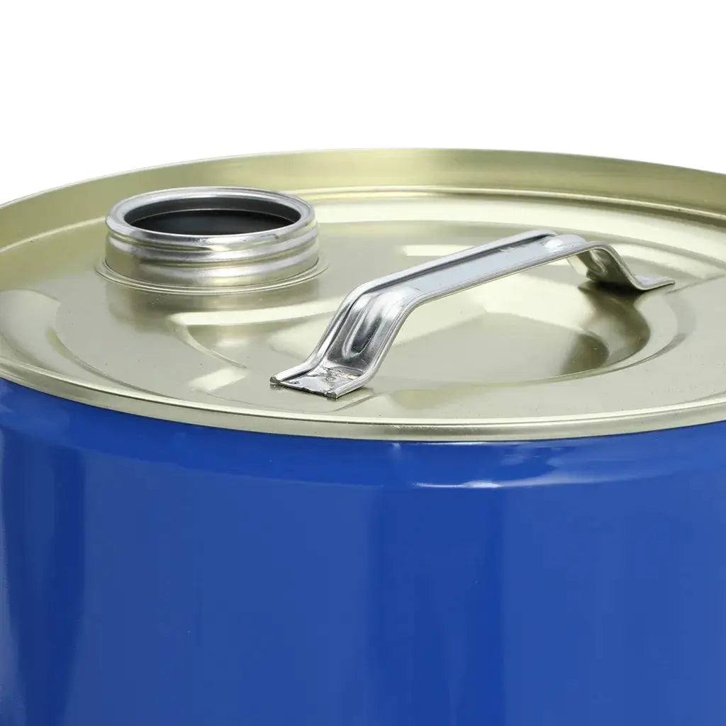 25 Tinplate Blue UN Approved Drum Plain Interior - Screw Neck 59mm Invopak