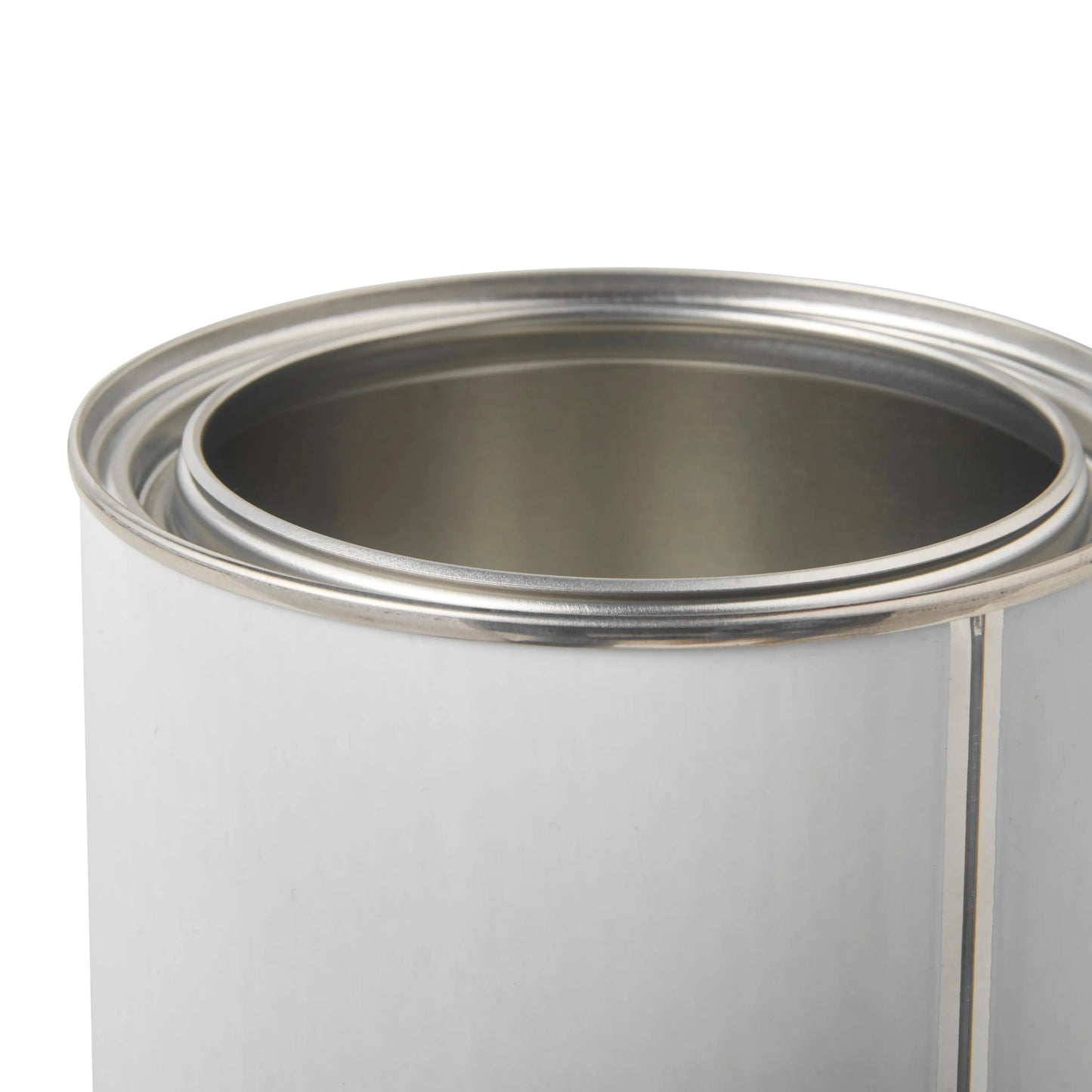 1 Litre White Triple Tight Lever Lid Tin Plain Interior UN Approved Invopak