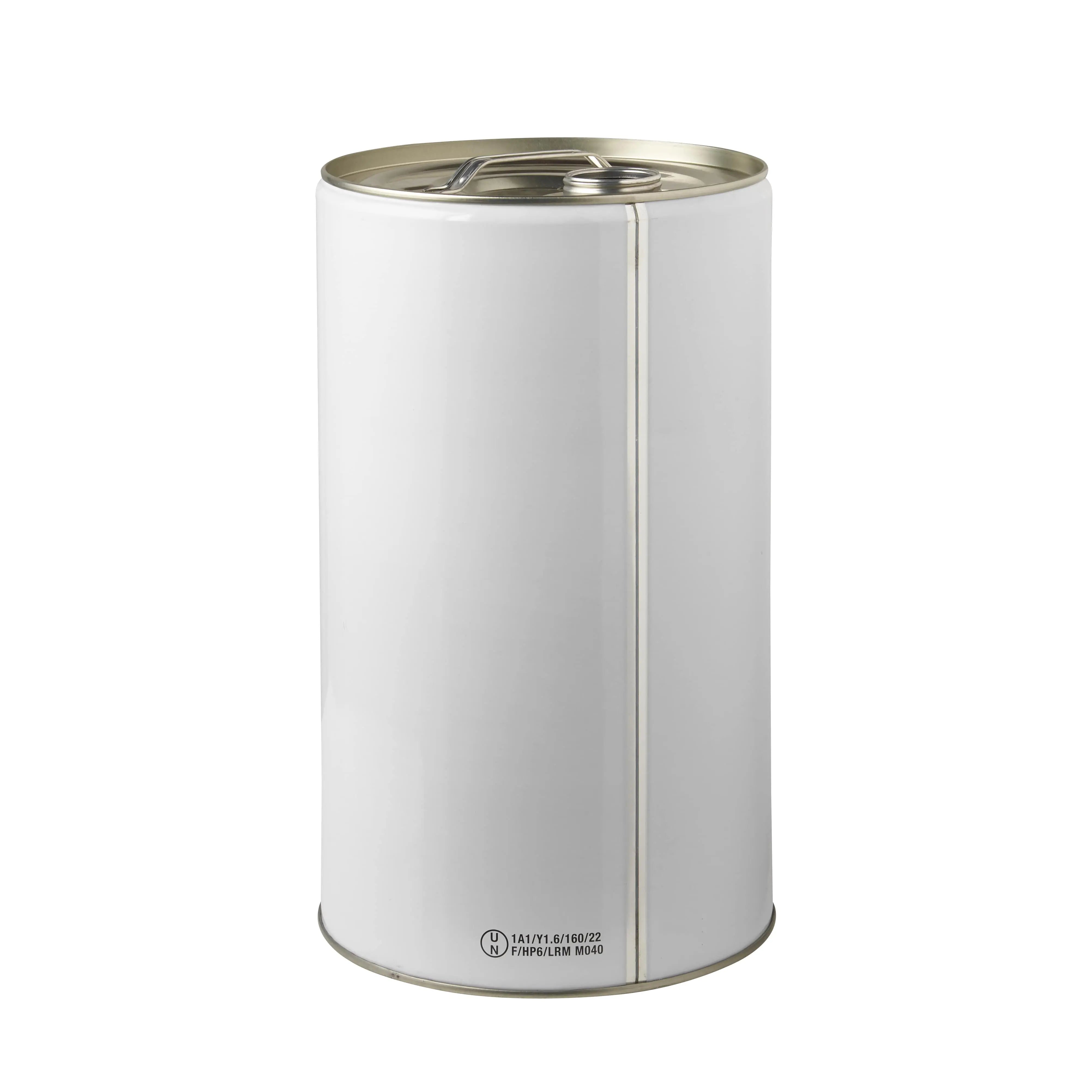 10 Liter Metal Pail Bucket With Lid 2.2 Gallon Liquid Packaging Empty Coated Can - View #11