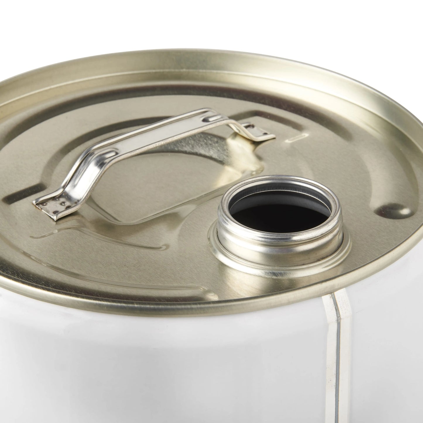 25 Litre Tinplate White UN Approved Drum Lacquered Interior With 59mm Screw Neck Closure Invopak