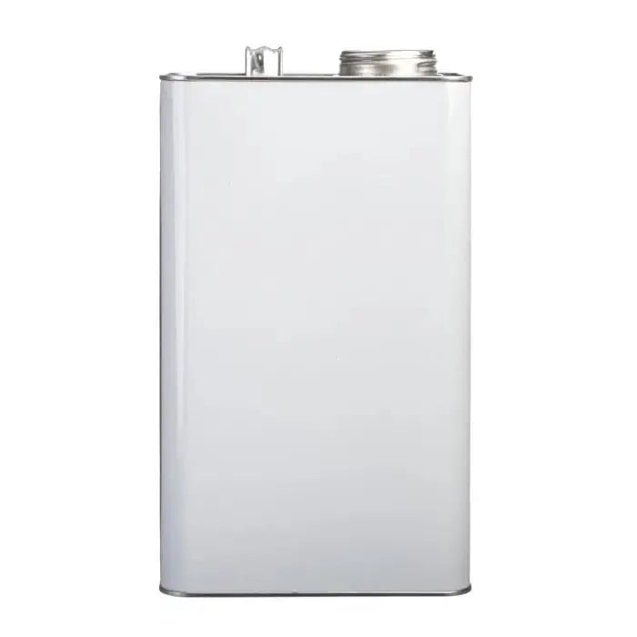 5L White Rectangular Tin with 59mm Screw Neck Invopak
