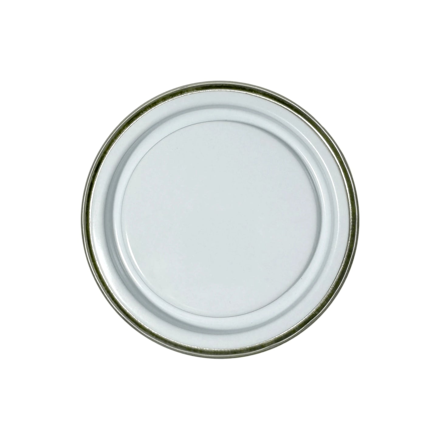 500ml White Lacquered Lever Lid Tin and Lid Invopak