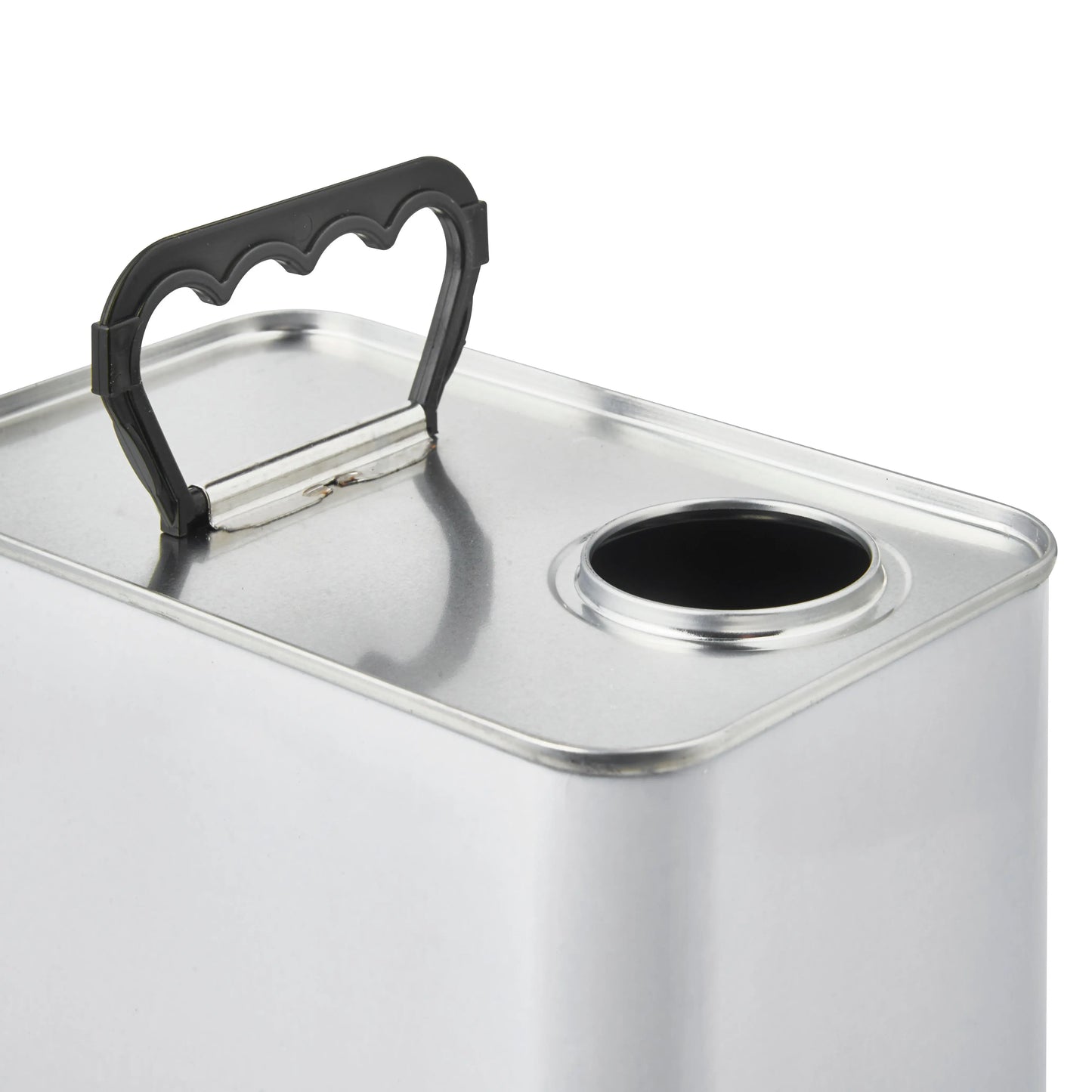 2.5 Litre White UN Approved Plain Rectangular Tin 42mm Rel Berg Invopak