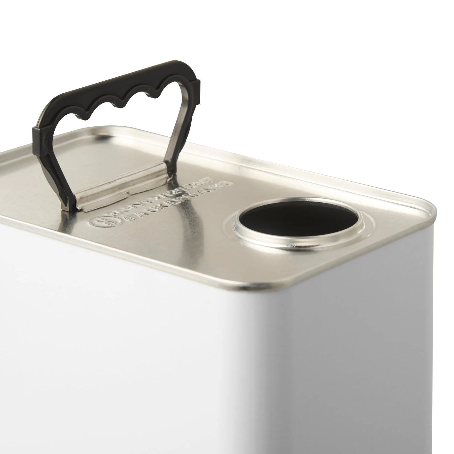 5 Litre White UN Approved Plain Rectangular Tin 42mm Rel Berg Invopak