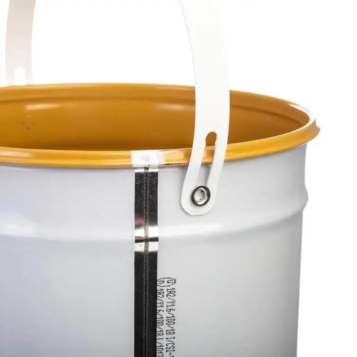 3 Litre Tinplate White Pail Lacquered Interior UN Approved Invopak