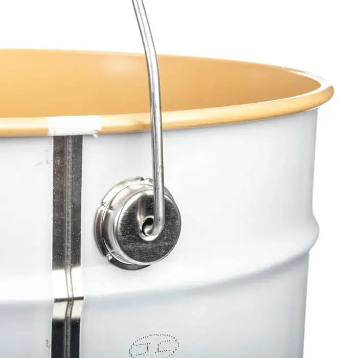 15 Litre Tinplate White Pail Lacquered Interior UN Approved Invopak