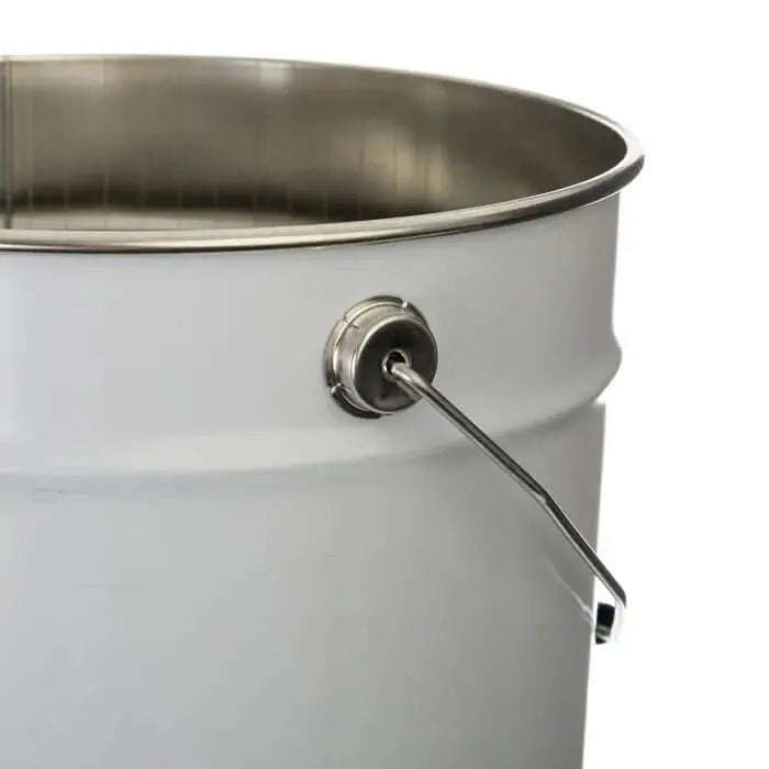 20 Litre Tinplate White Pail Plain Interior UN Approved Invopak