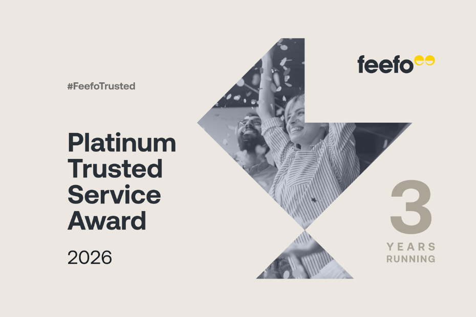 Invopak Receives Feefo's Platinum Trusted Service Award for 3 Years Running