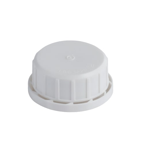 42mm Induction Heat Seal Plastic White Cap