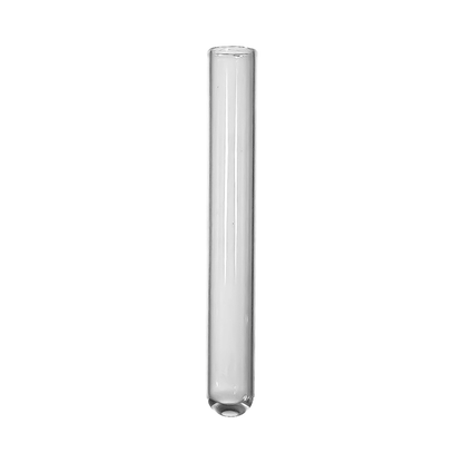 16mm x 100mm Glass Test Tube 3.3 Borosilicate Glass Rimless Plain