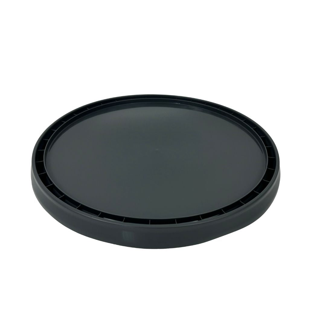 26 Litre Grey Recycled Plastic Bucket Lid Invopak