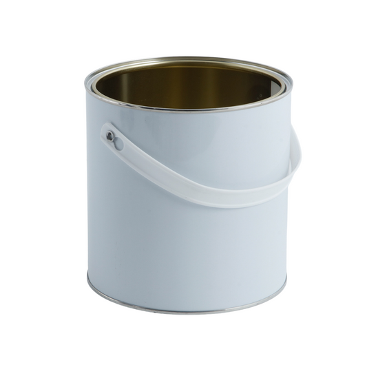 2.5 Litre Lacquered Lever Lid Tin with Plastic Handle