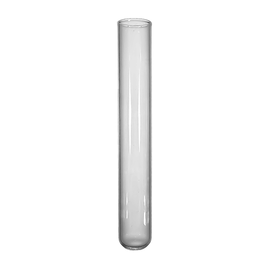 24mm x 150mm Glass Test Tube 3.3 Borosilicate Glass Rimless Plain