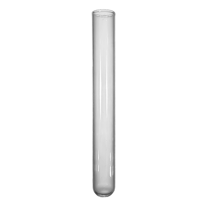 24mm x 200mm Glass Test Tube 3.3 Borosilicate Glass Rimless Plain