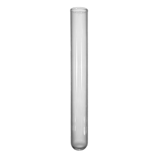24mm x 200mm Glass Test Tube 3.3 Borosilicate Glass Rimless Plain
