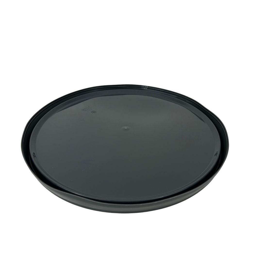 26 Litre Grey Recycled Plastic Bucket Lid Invopak