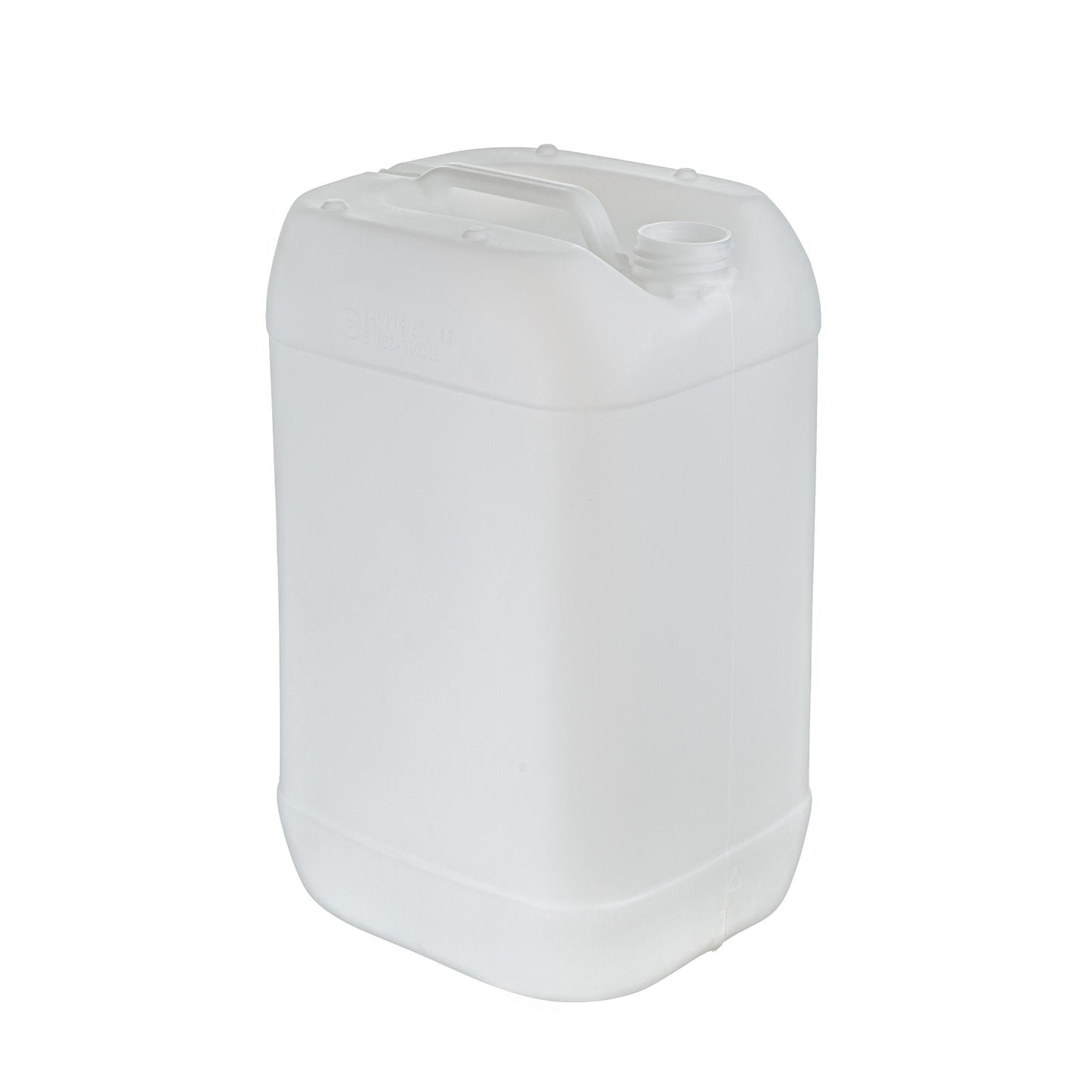 25 Litre Plastic Natural UN Approved Stackable Jerry Can with 61mm Neck 900g