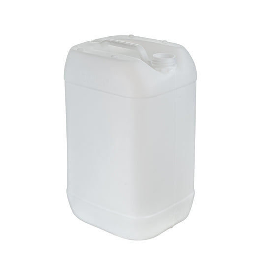 25 Litre Plastic Natural UN Approved Stackable Jerry Can with 61mm Neck 900g