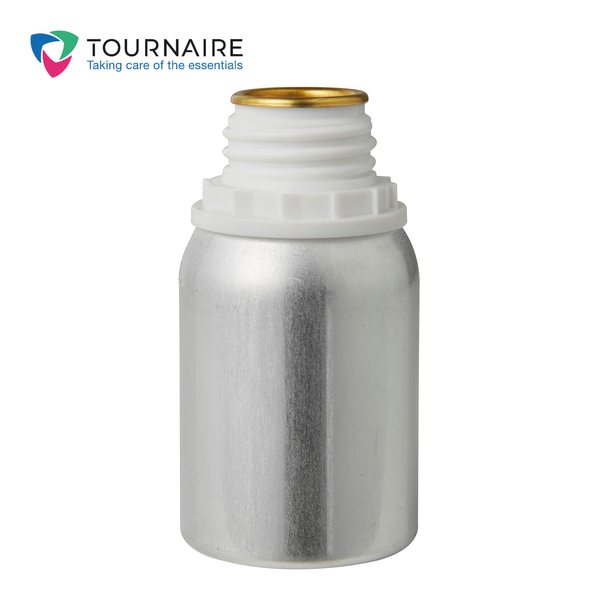 Tournaire 125 ML Aluminium UN Approved System Plus 32 Bottle with Lacquered Interior | Invopak