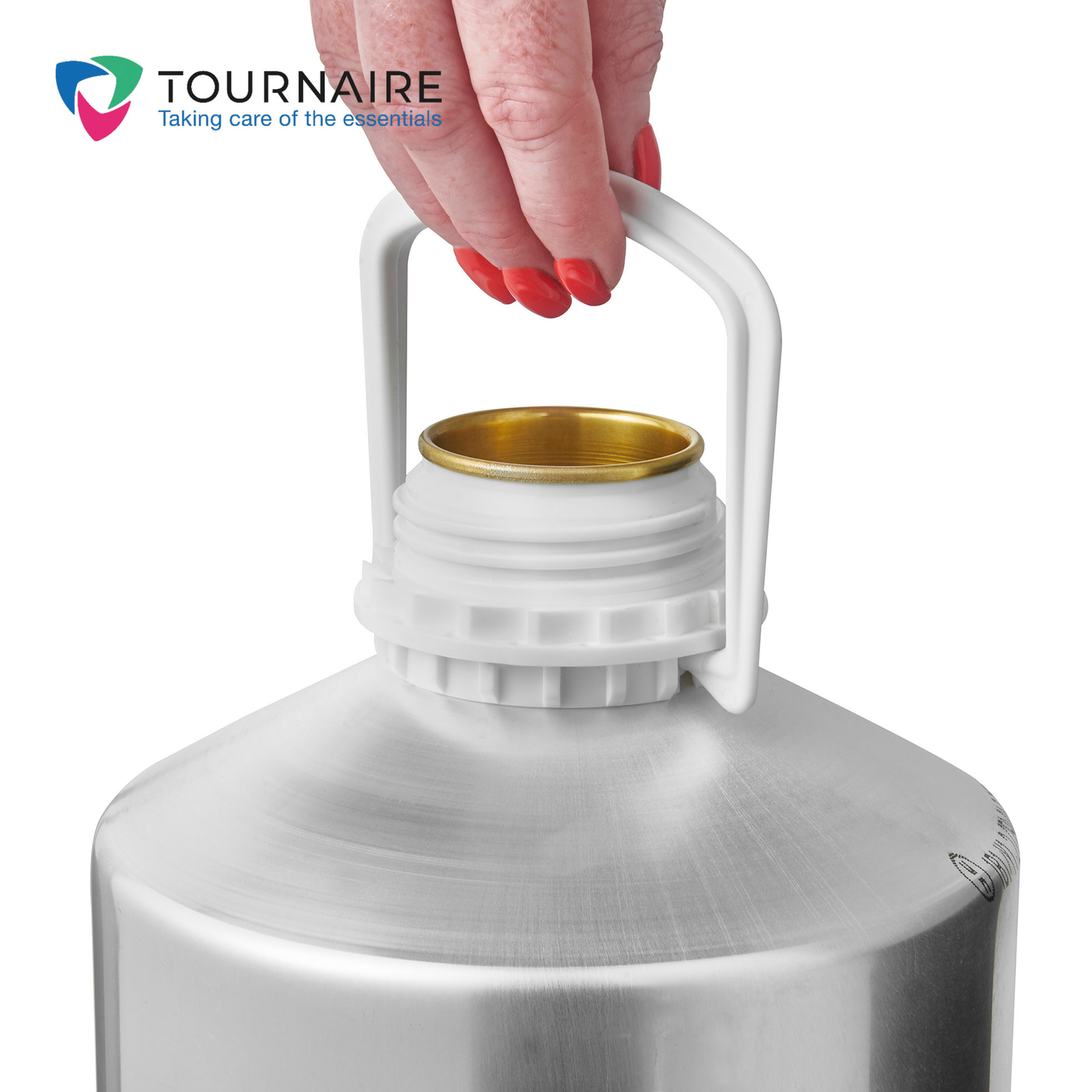 Tournaire 6.25 L Aluminium UN Approved Bottle with 62mm Neck Lacquered Interior | Invopak