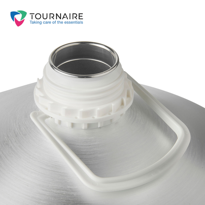 Tournaire 25 Litre Aluminium UN Approved Bottle with 62mm Neck Plain Interior | Invopak