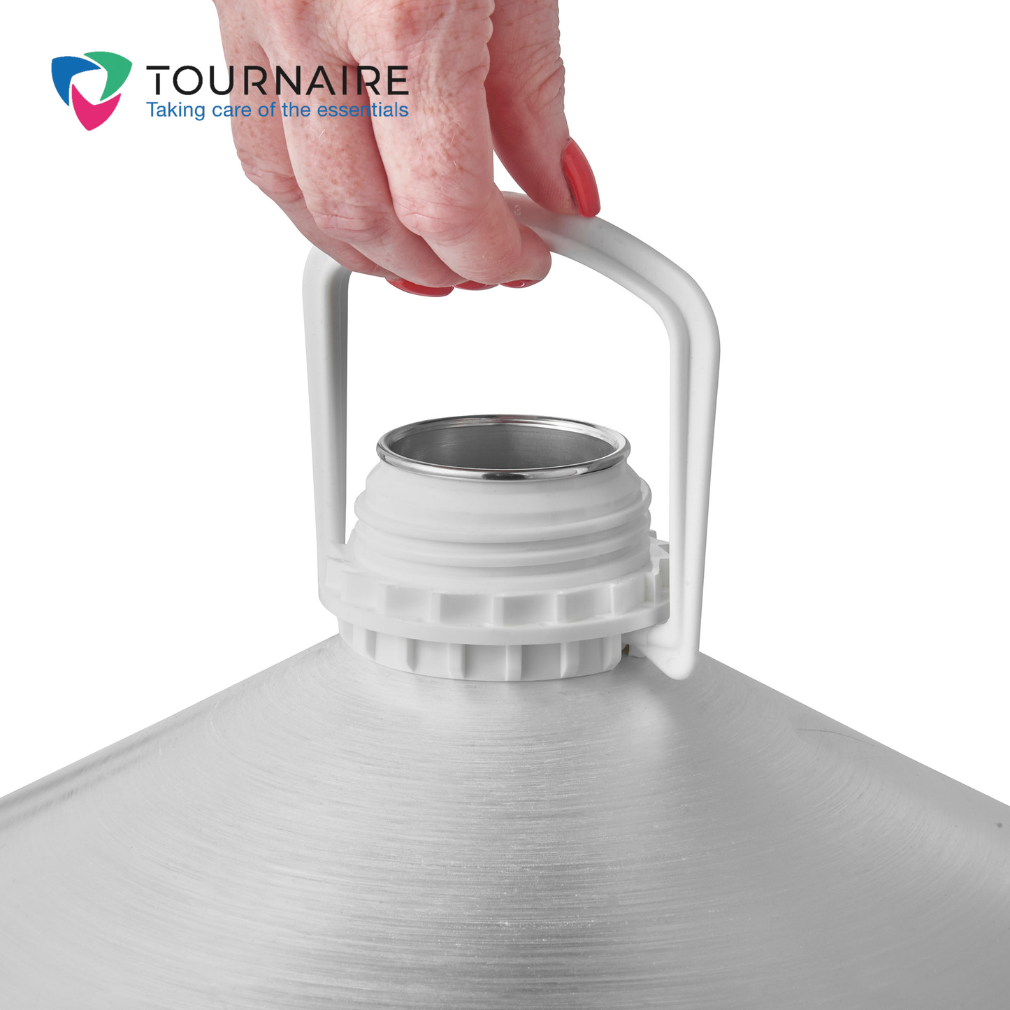 Tournaire 25 Litre Aluminium UN Approved Bottle with 62mm Neck Plain Interior | Invopak