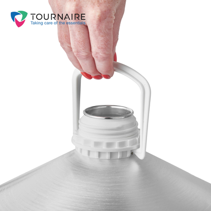 Tournaire 32 Litre Aluminium UN Approved Bottle with 62mm Neck Plain Interior | Invopak