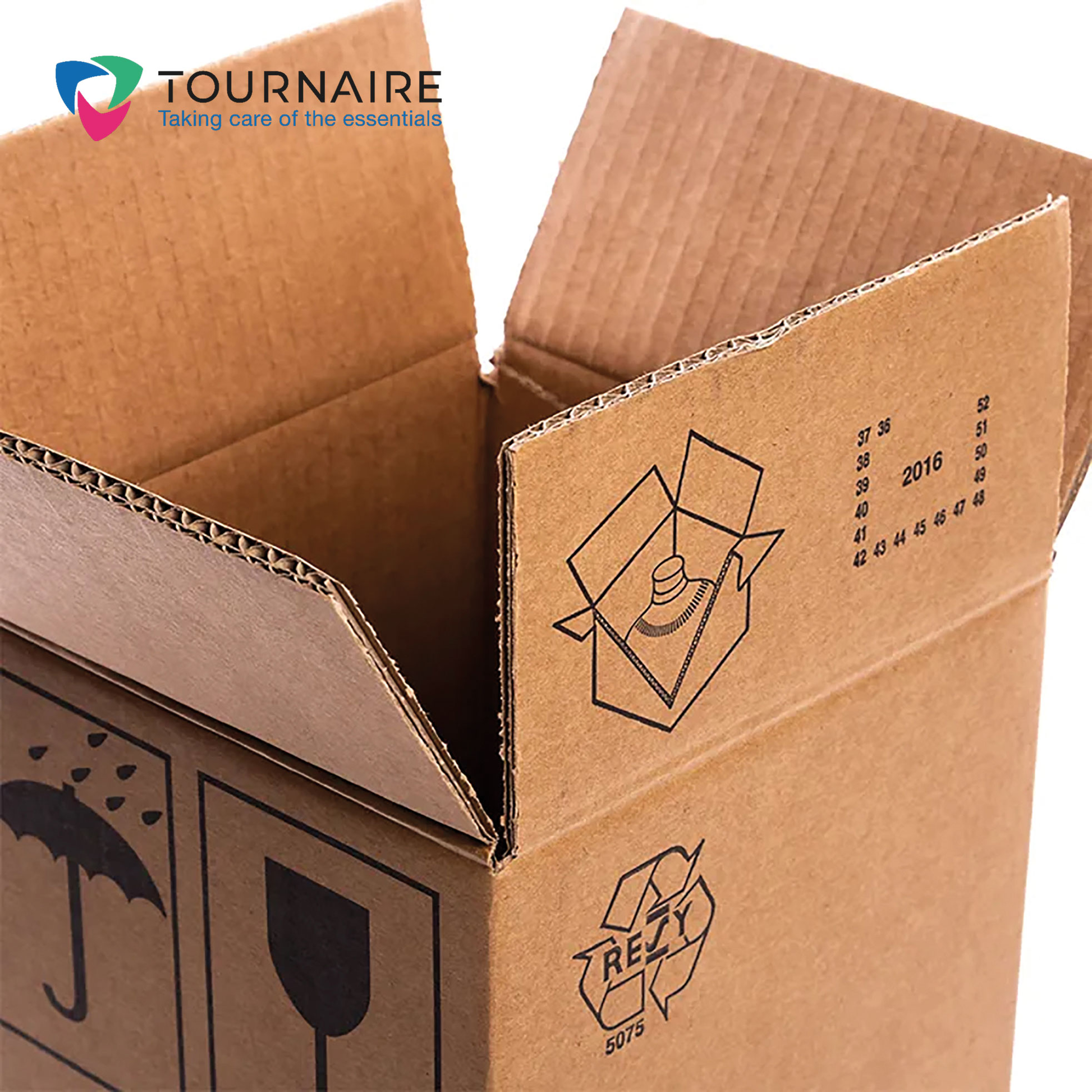 UN Approved Box for 4 x 6.25L Tournaire Aluminium Bottles | Invopak