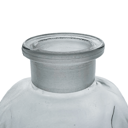 Academy 250ml Clear Reagent Square Bottle with Glass Stopper