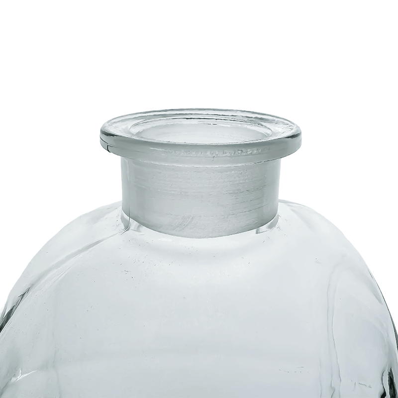 Academy 500ml Clear Reagent Square Bottle with Glass Stopper