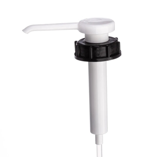 51 mm Plastic White Pump Dispenser with Black Cap