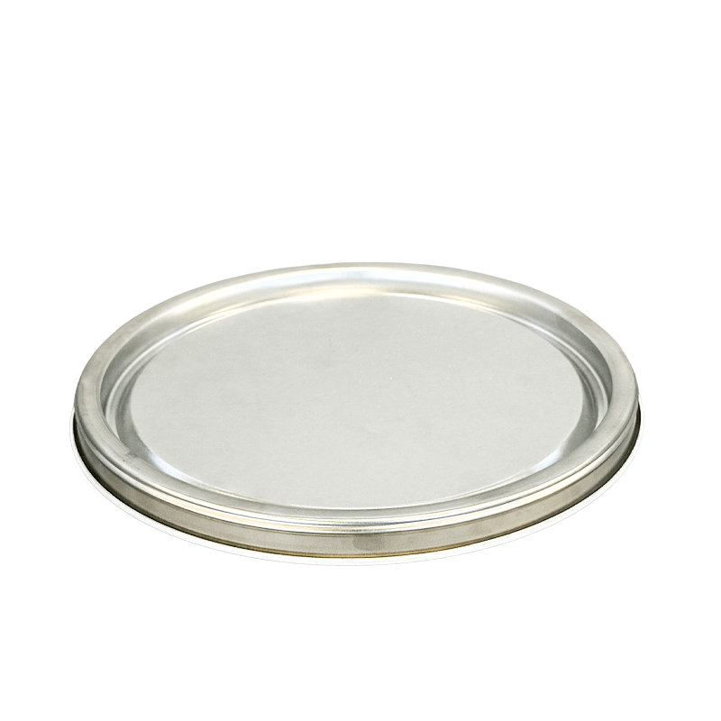 180mm Tinplate White Plain Pail Lid