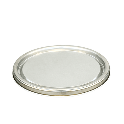 180mm Tinplate White Plain Pail Lid