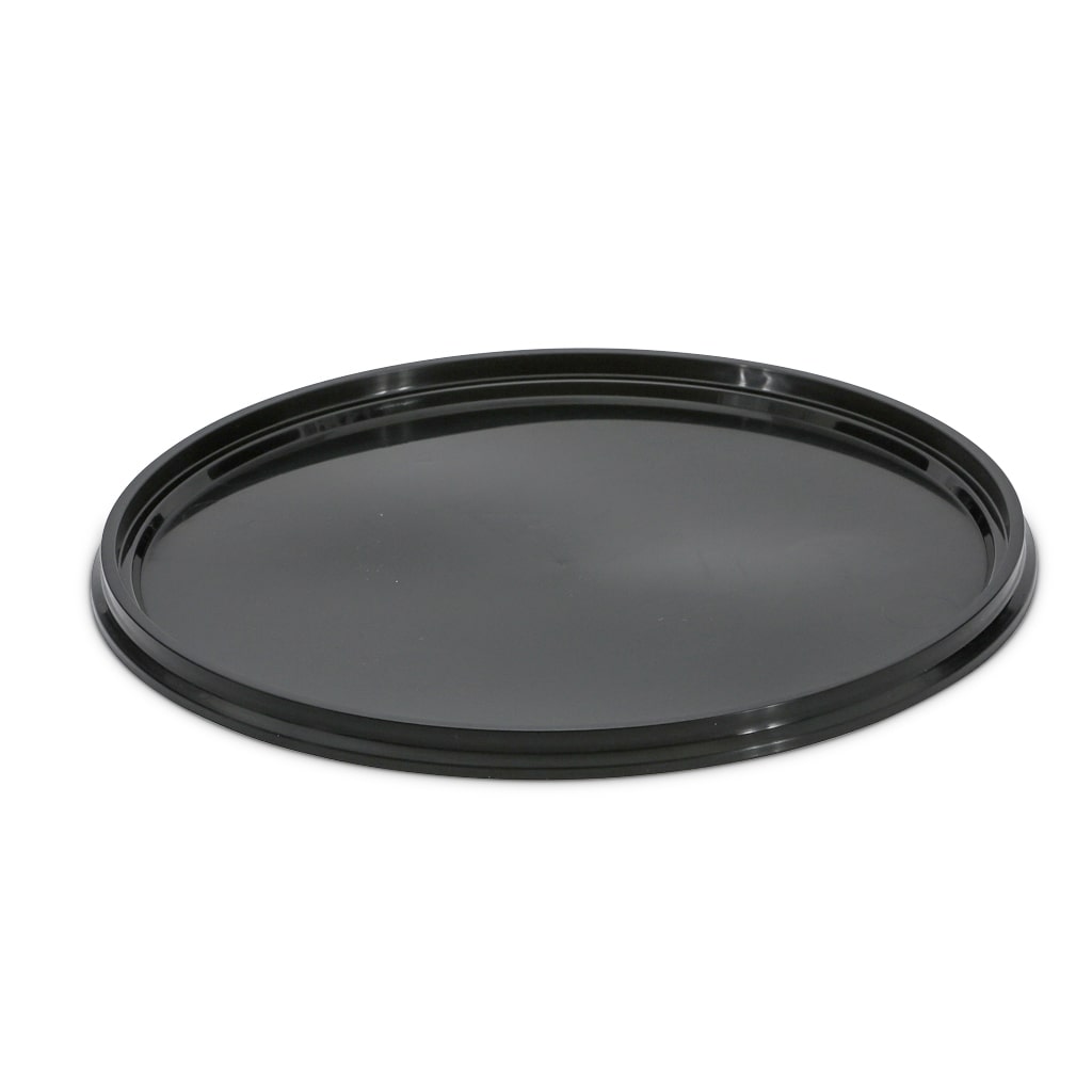 224mm Plastic Black Lid