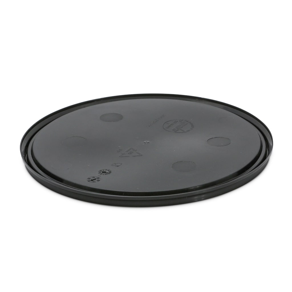 224mm Plastic Black Lid