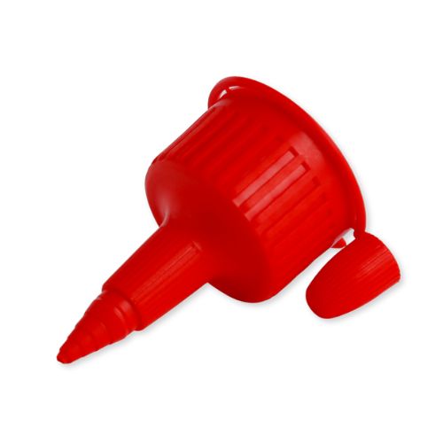 28mm Plastic Red Spouted Cap