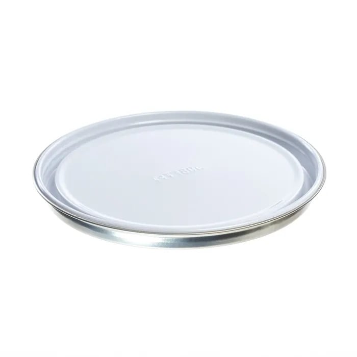 180 mm Tinplate White Plain Pail Lid