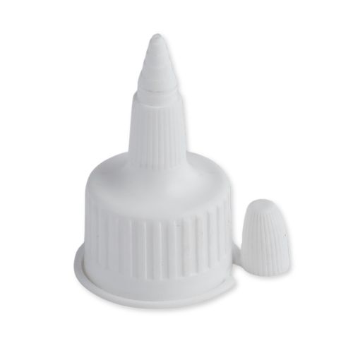 28mm Plastic White Spouted Cap