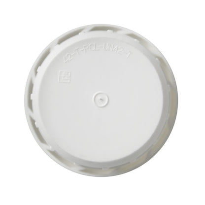 42mm Plastic White Vented Tamper Evident Cap