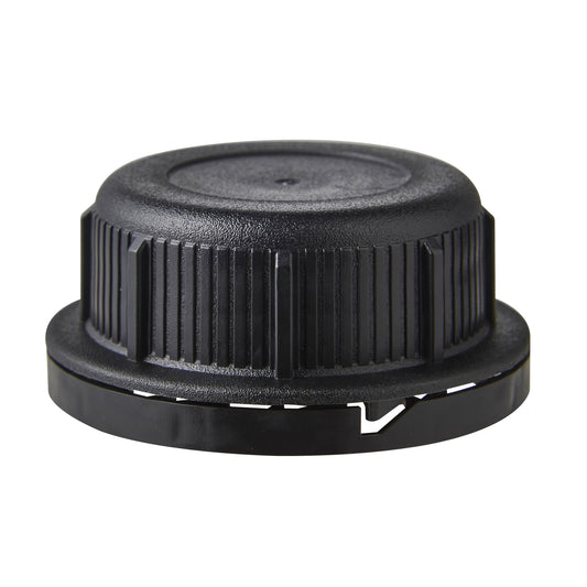 45mm Plastic Black Tamper Evident Cap