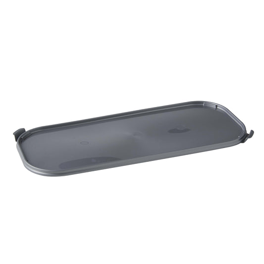 5 Litre Plastic Silver Rectangular Lid