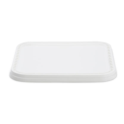 10 Ltr Square White Lid Easy Open