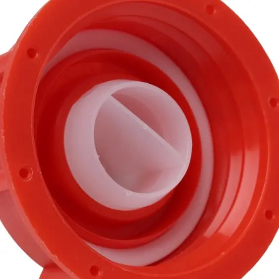 Tap Securing Cap 61mm Red Plastic Tap Cap | Invopak