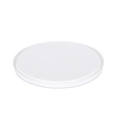 148 mm Plastic White Lid