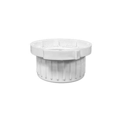 Plastic White Tamper Evident Teflon Wad Cap for System Plus 32 Tournaire Aluminium Bottles