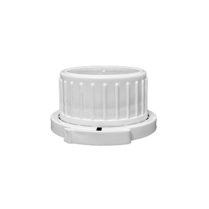 Plastic White Tamper Evident Teflon Wad Cap for System Plus 32 Tournaire Aluminium Bottles