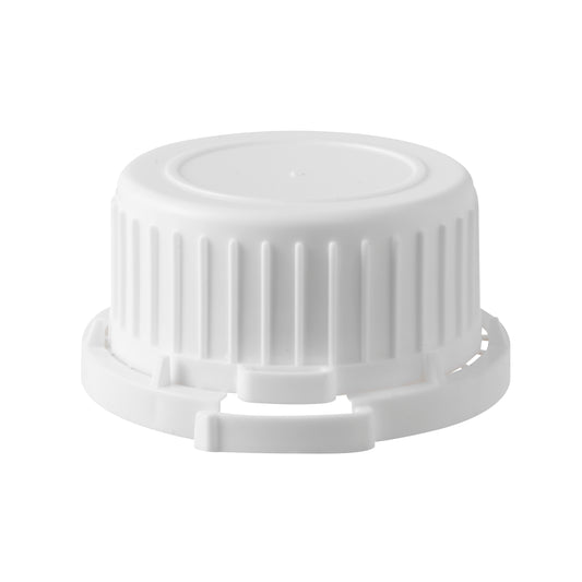 45mm Plastic White Tamper Evident Cap for Aluminium Bottle Range 625ml to 6.25L